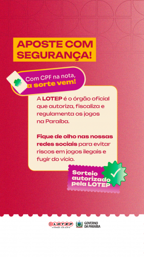 Aposte com segurança!