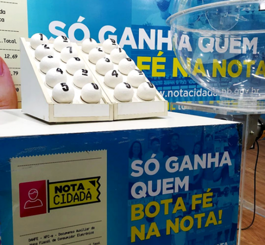 Programa Nota Cidadã adia o 53º sorteio para o dia 29 de maio